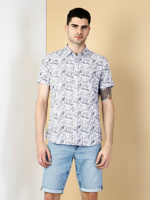 Рубашка повседневная Colin’s модель CL1033808WHT Фото