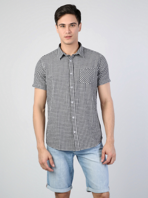 Рубашка повседневная Colin’s модель CL1041746BLK Фото