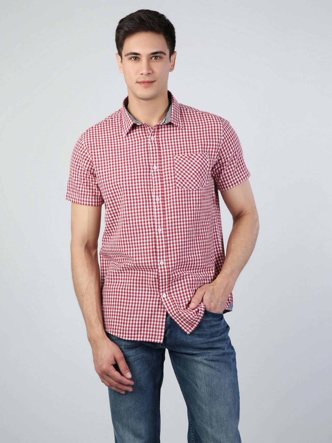 Сорочка Colin’s модель CL1041746RED Фото