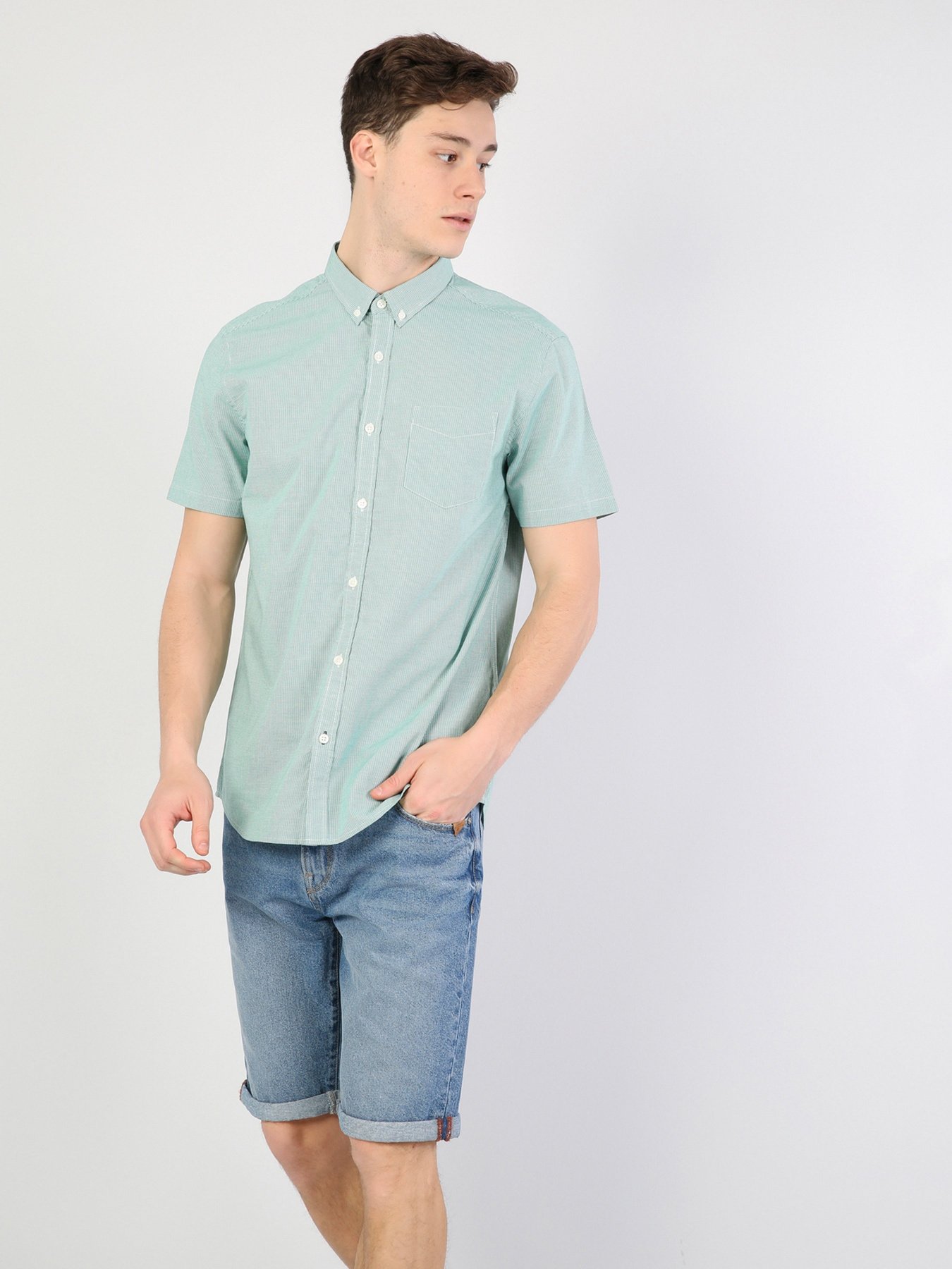 Сорочка повсякденна Colin’s модель CL1041890GRN Фото