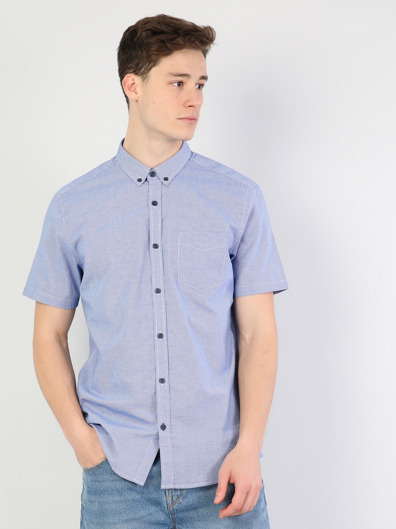 Рубашка повседневная Colin’s модель CL1041890NAV Фото