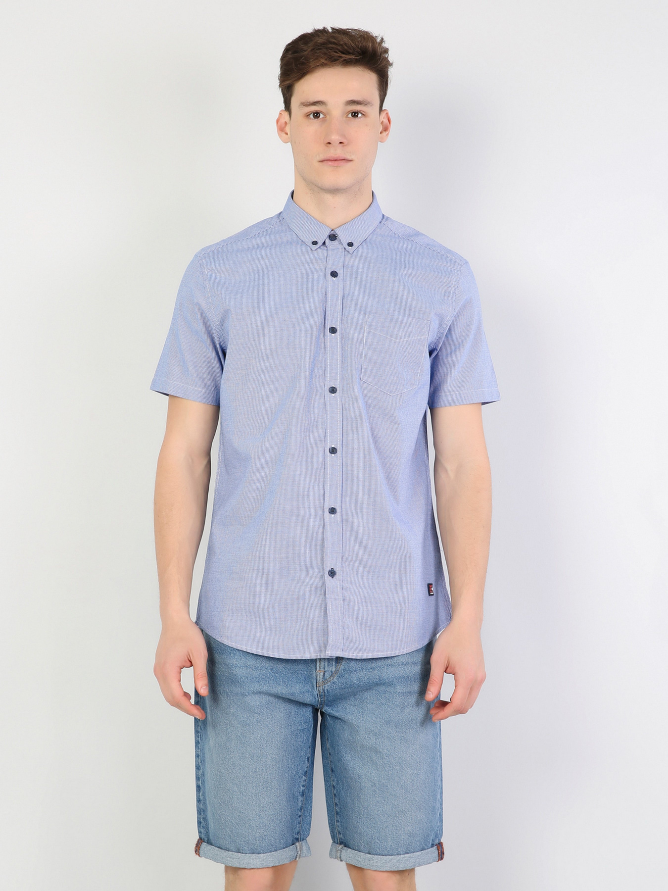 Рубашка повседневная Colin’s модель CL1041890NAV Фото