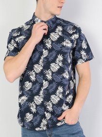 Рубашка повседневная Colin’s модель CL1041913NAV Рубашка повседневная Colin’s модель CL1041913NAV Фото