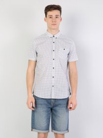 Рубашка повседневная Colin’s модель CL1042031WHT Рубашка повседневная Colin’s модель CL1042031WHT Фото