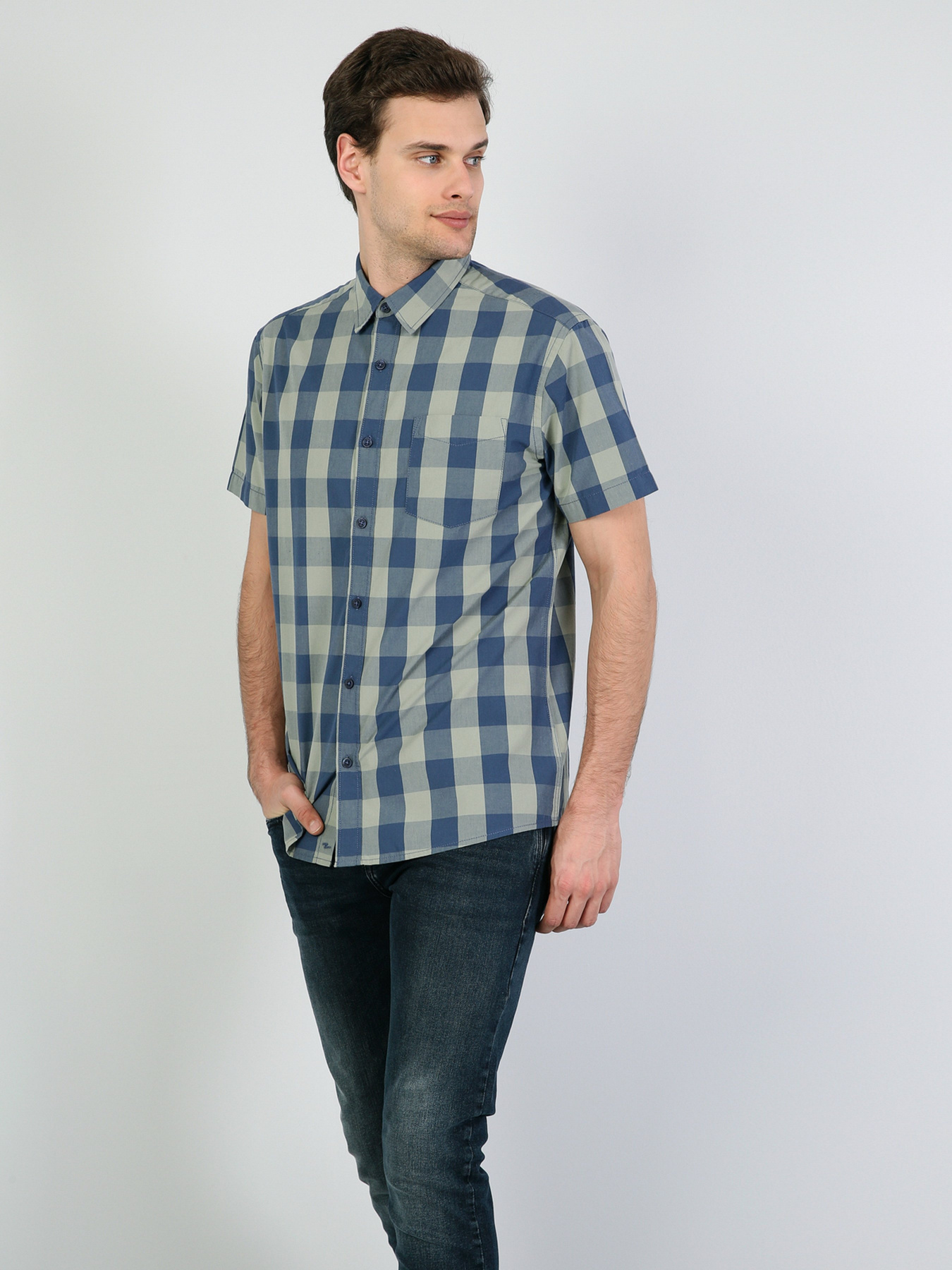 Сорочка Colin’s модель CL1042428GRN Фото