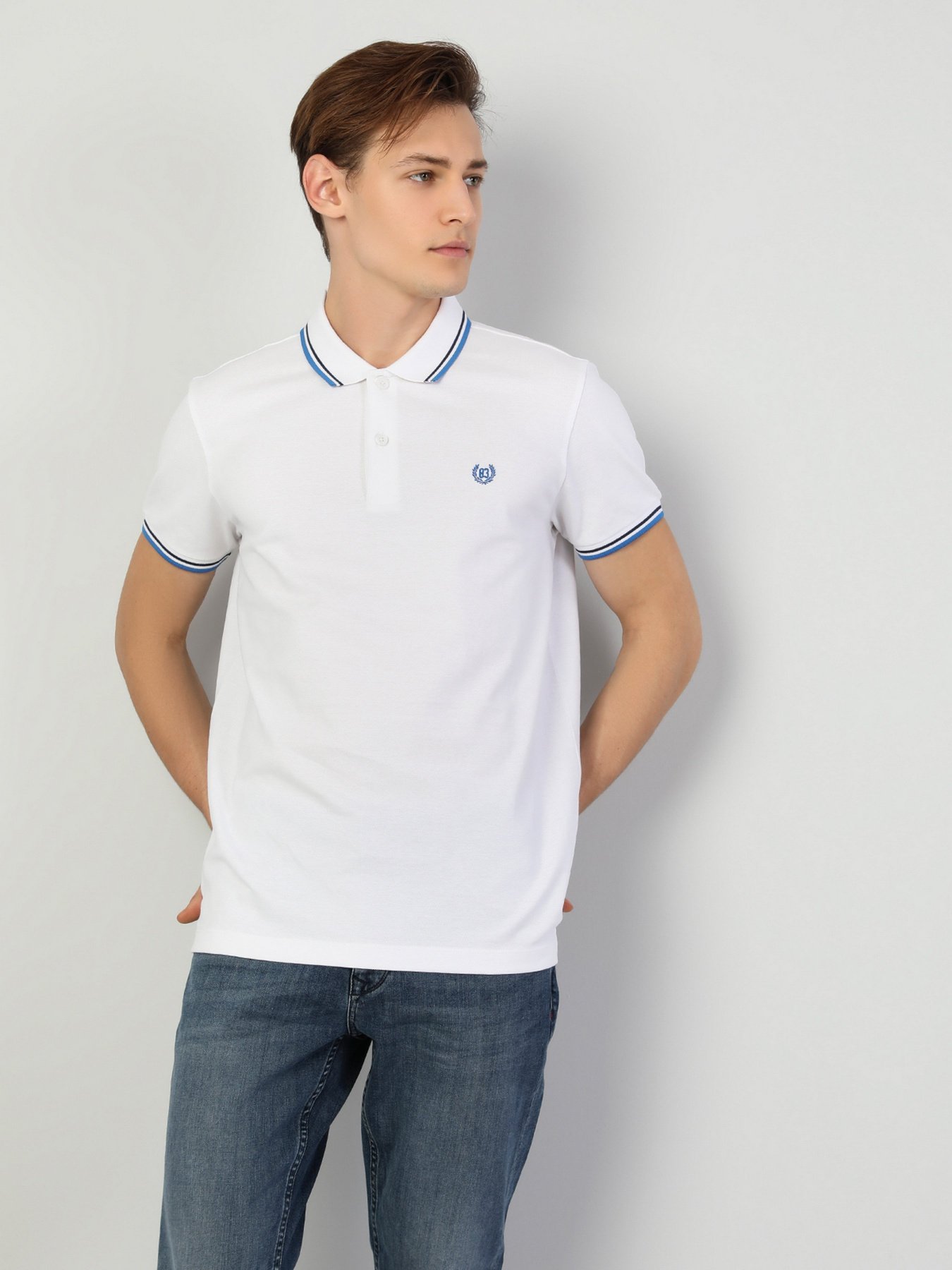 Поло Colin’s модель CL1026617WHT Фото