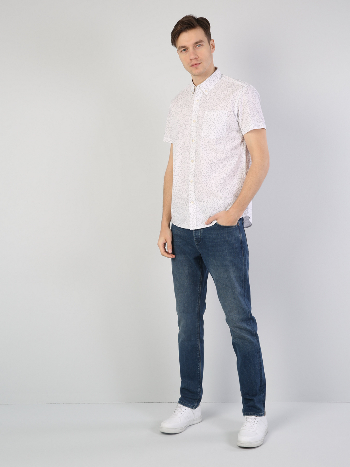 Сорочка Colin’s модель CL1043473WHT Фото