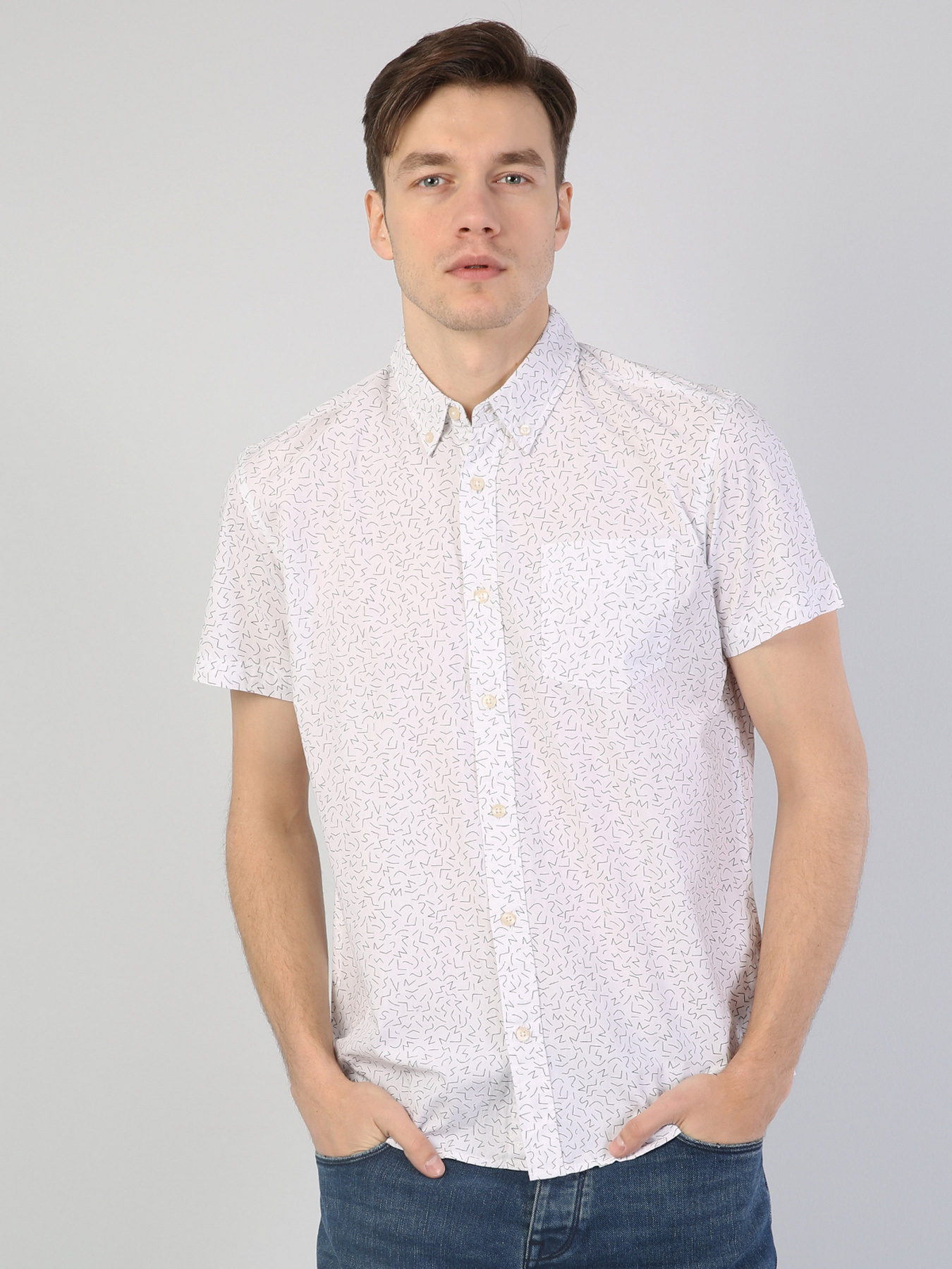 Сорочка Colin’s модель CL1043473WHT Фото