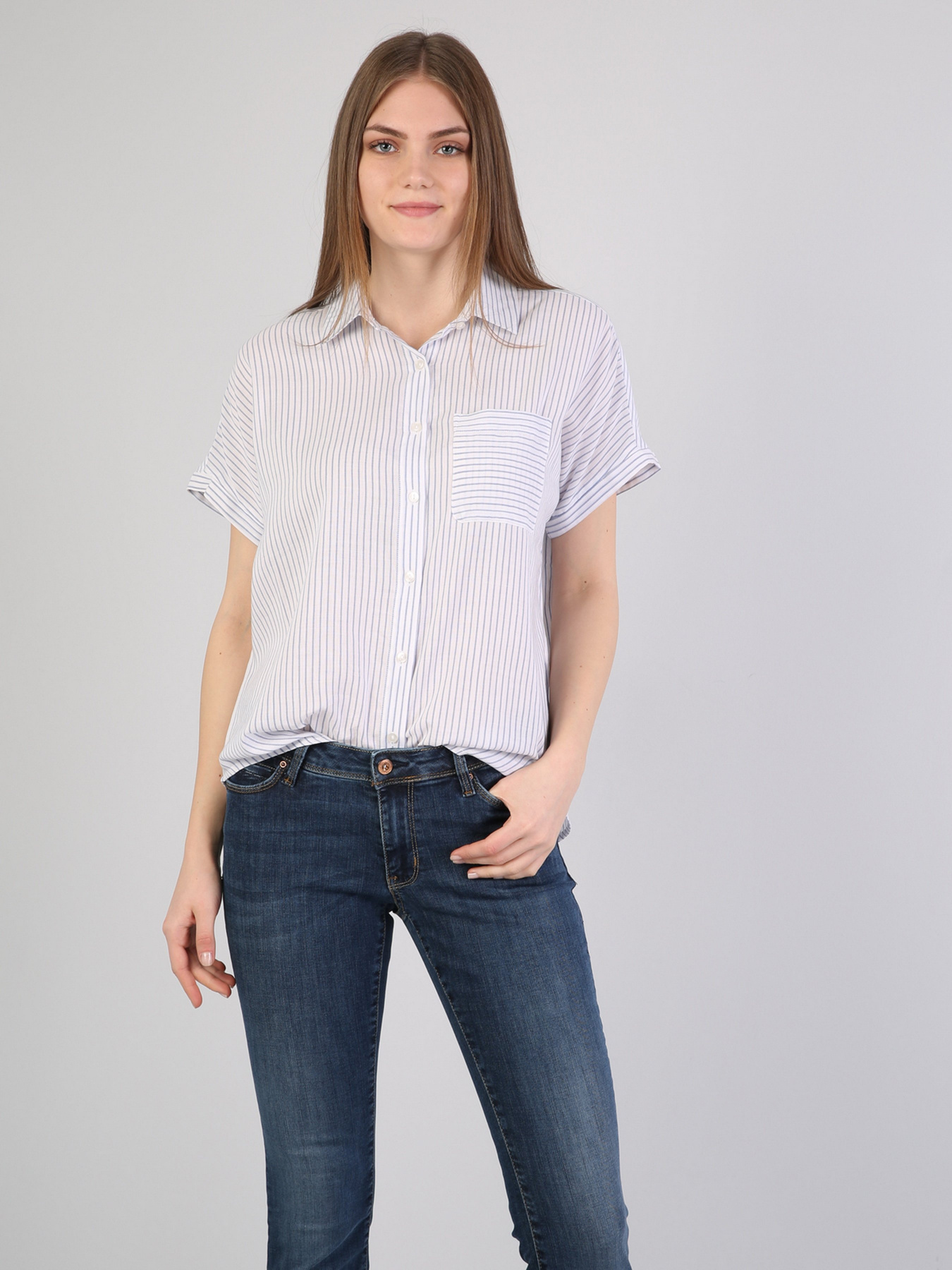 Рубашка повседневная Colin’s модель CL1043537BLE Фото