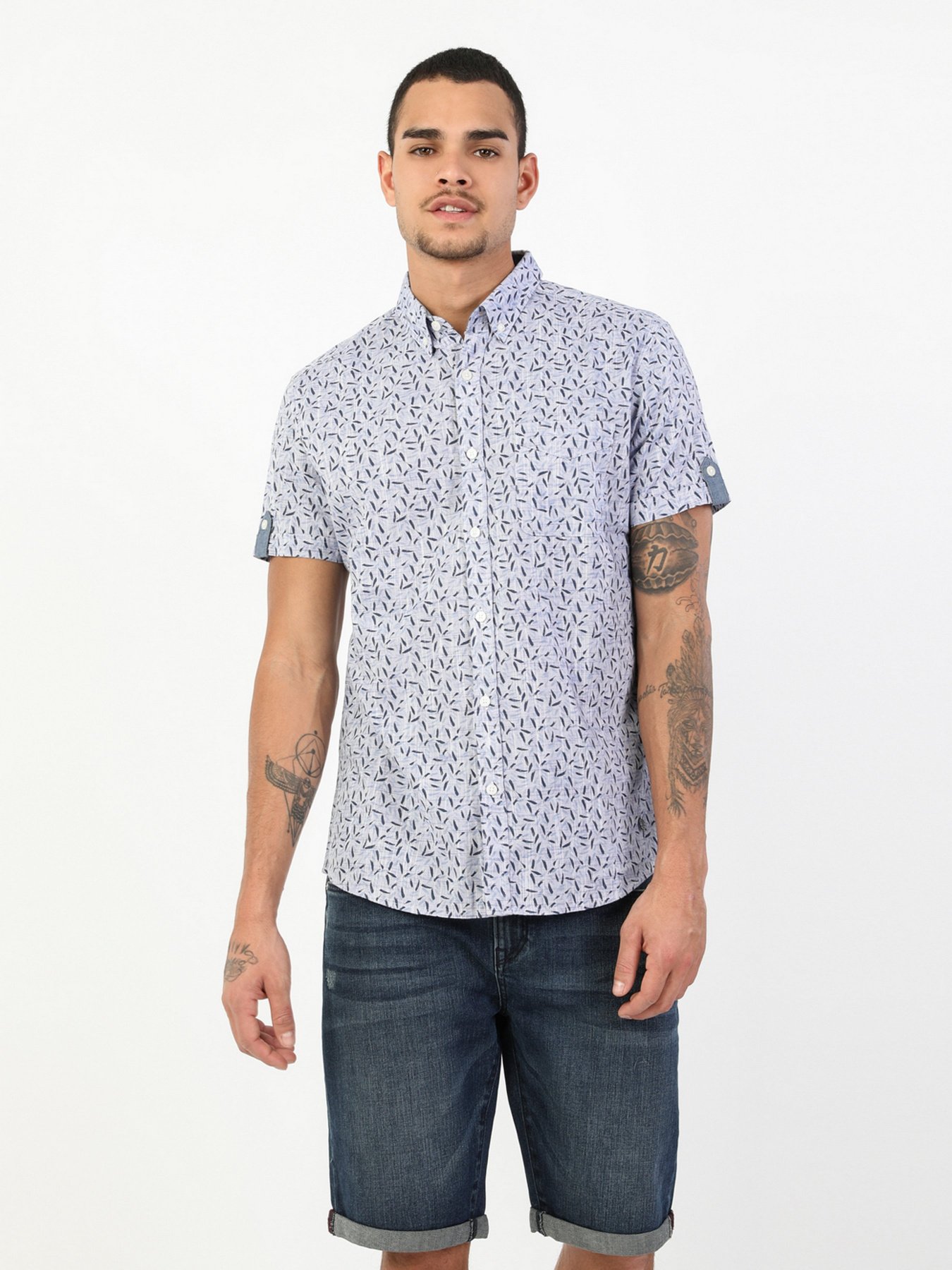 Сорочка Colin’s модель CL1048520BLE Фото