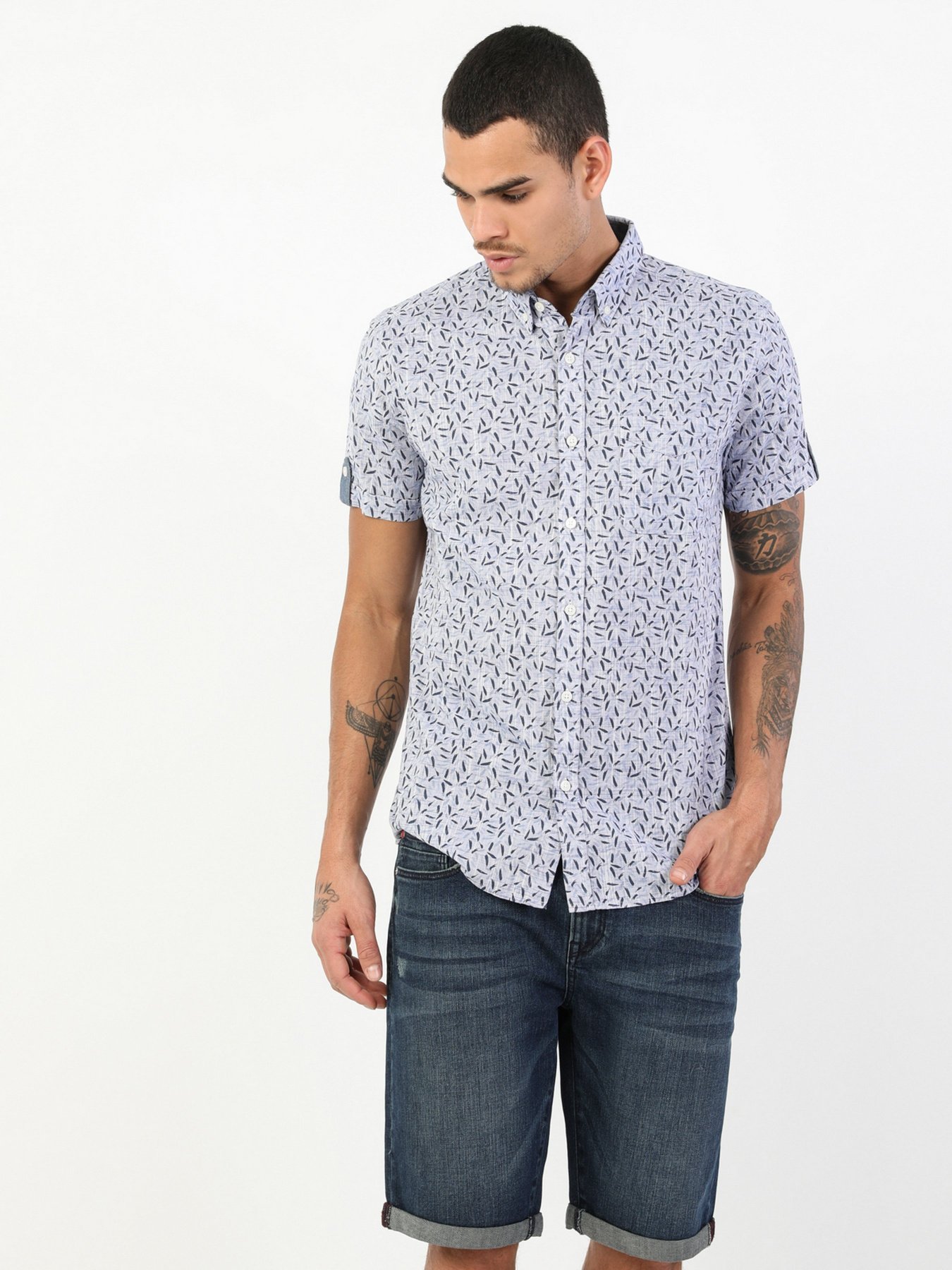 Сорочка Colin’s модель CL1048520BLE Фото