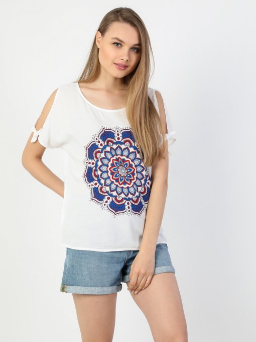 Футболка Colin’s модель CL1048990WHT Фото