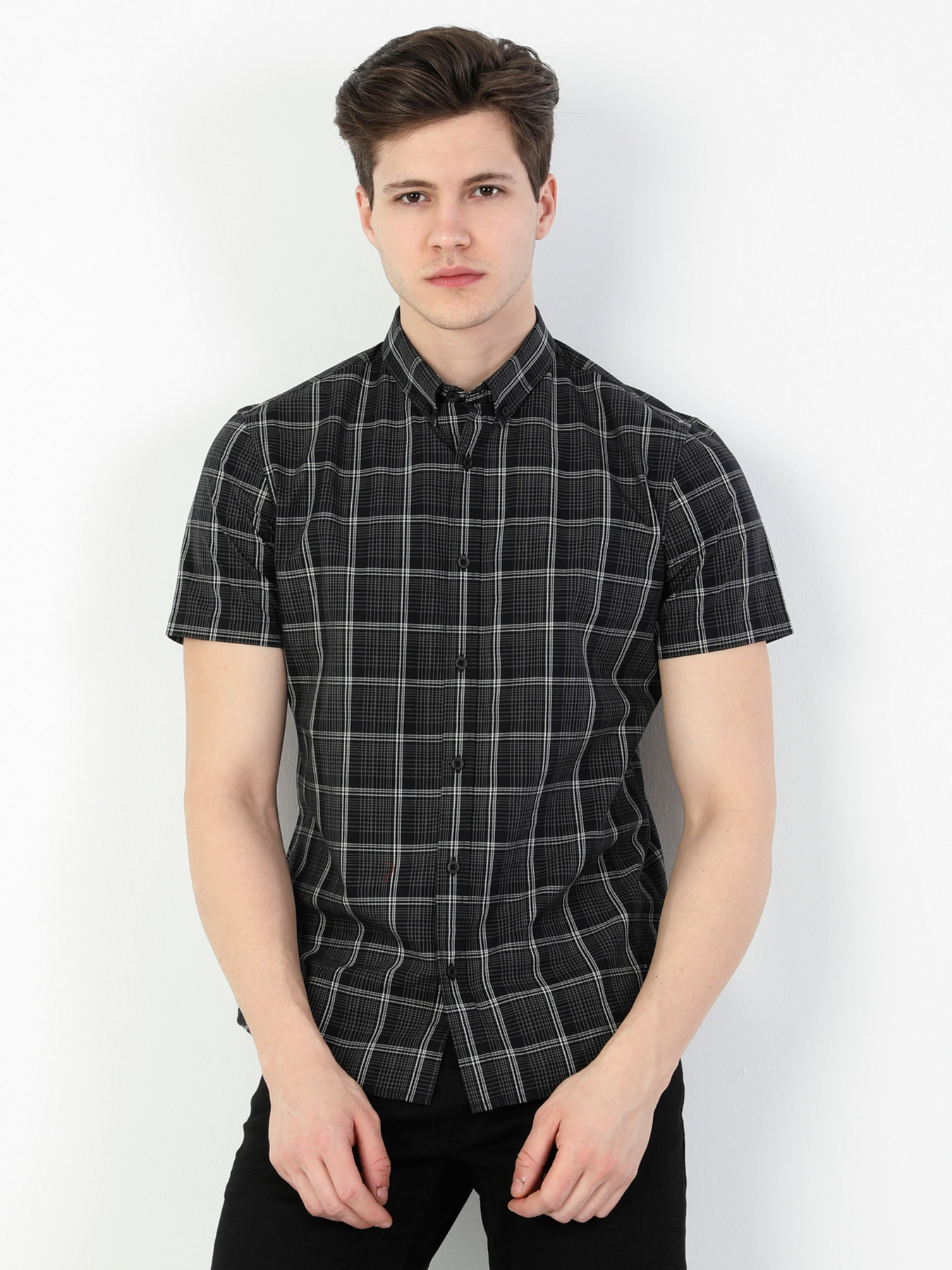 Сорочка Colin’s модель CL1049252BLK Фото