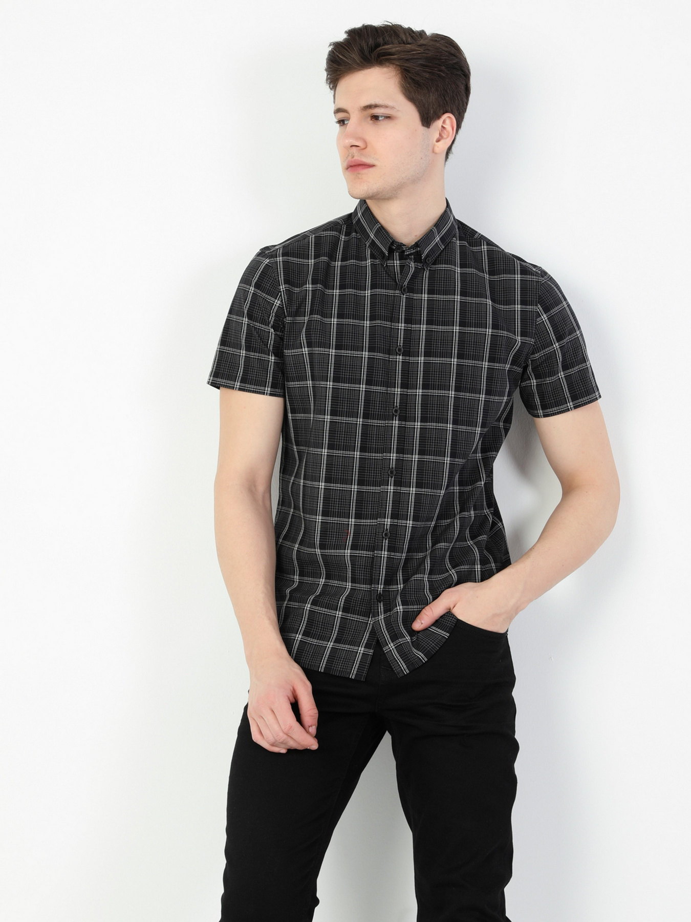 Сорочка повсякденна Colin’s модель CL1049252BLK Фото