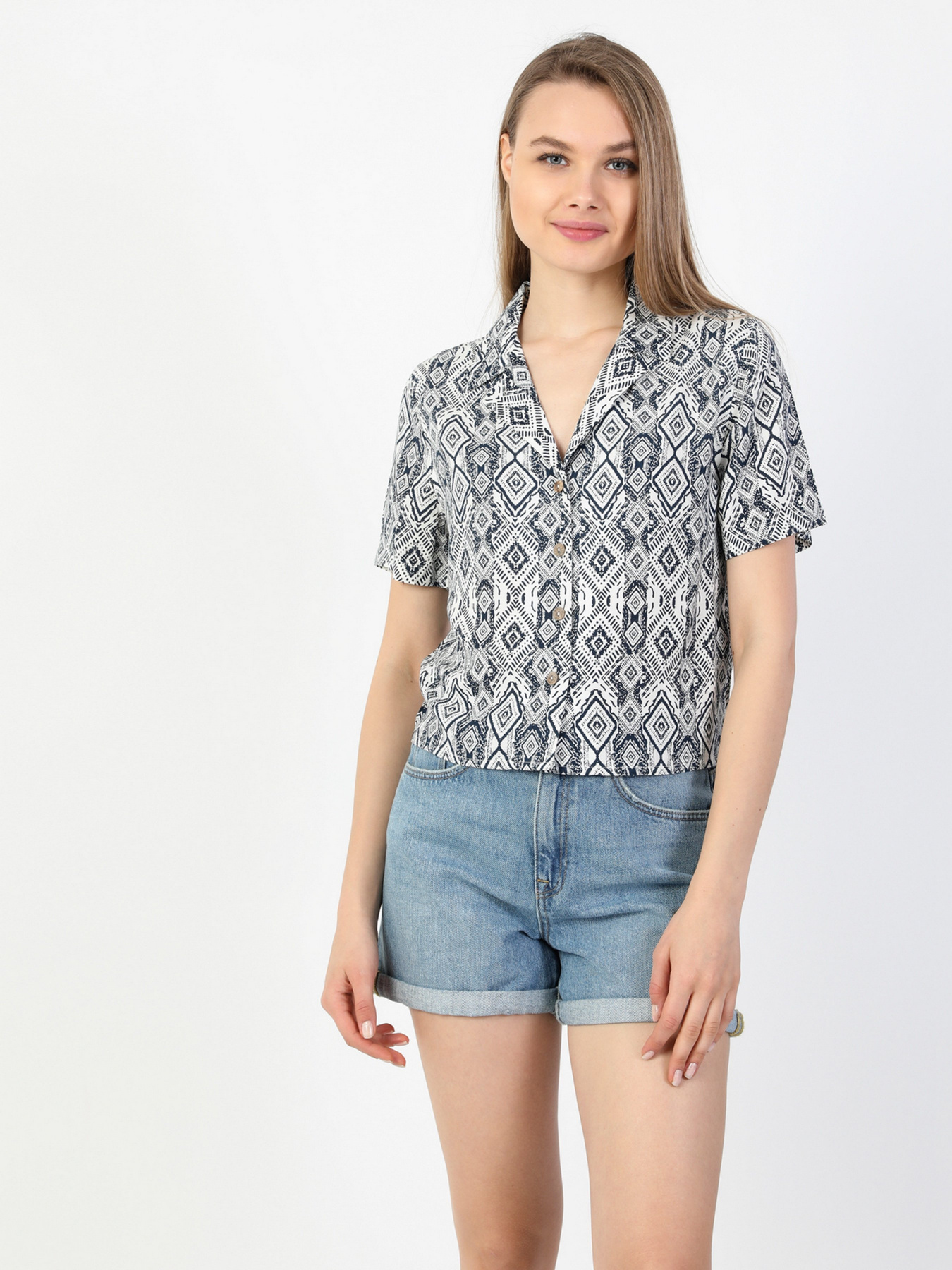 Рубашка повседневная Colin’s модель CL1049593NAV Фото