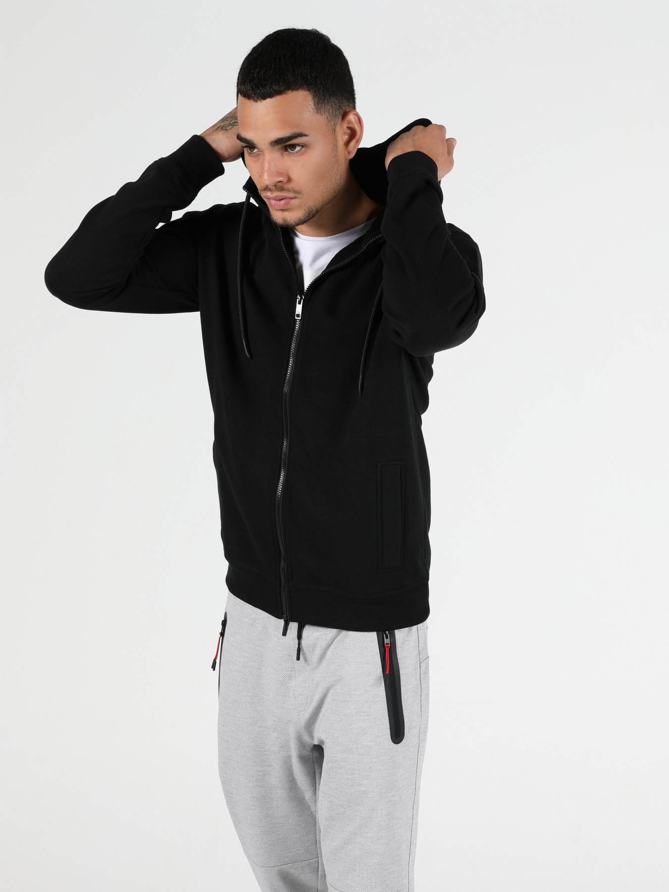 Кофта спортивная Colin’s модель CL1050140BLK Фото