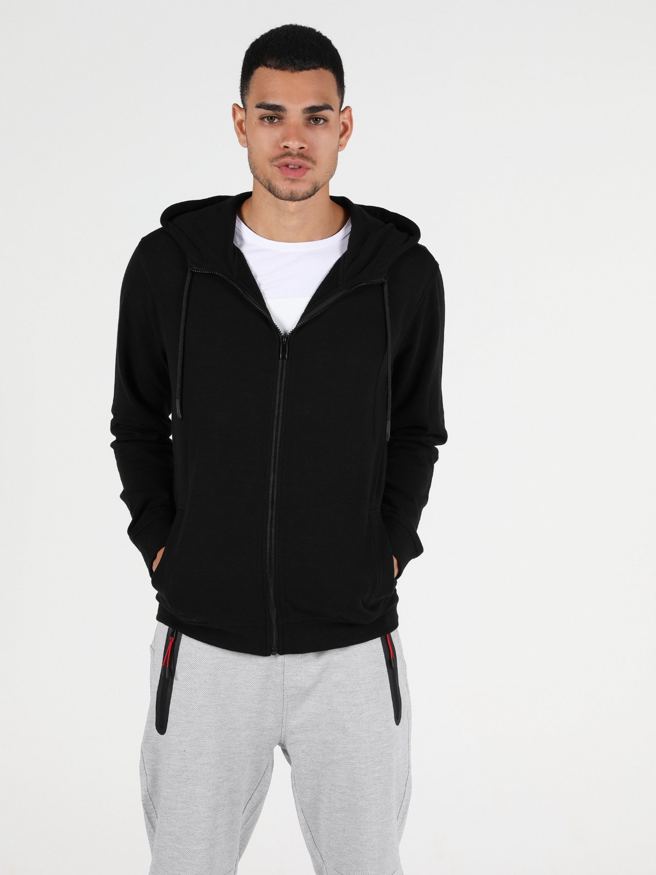 Кофта спортивная Colin’s модель CL1050140BLK Фото