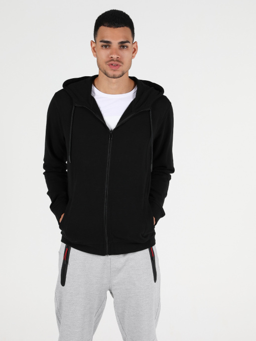 Кофта спортивная Colin’s модель CL1050140BLK Фото