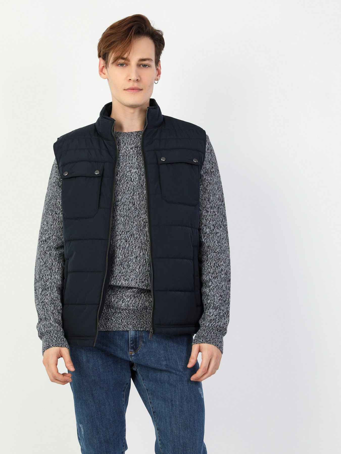 Жилет Colin’s модель CL1047338NAV Жилет Colin’s модель CL1047338NAV Фото