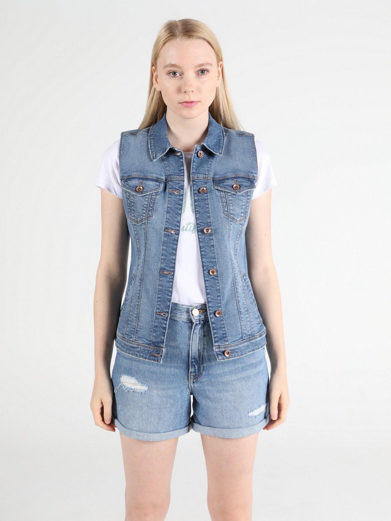 Жилет Colin’s модель CL1049697DN40350 Фото