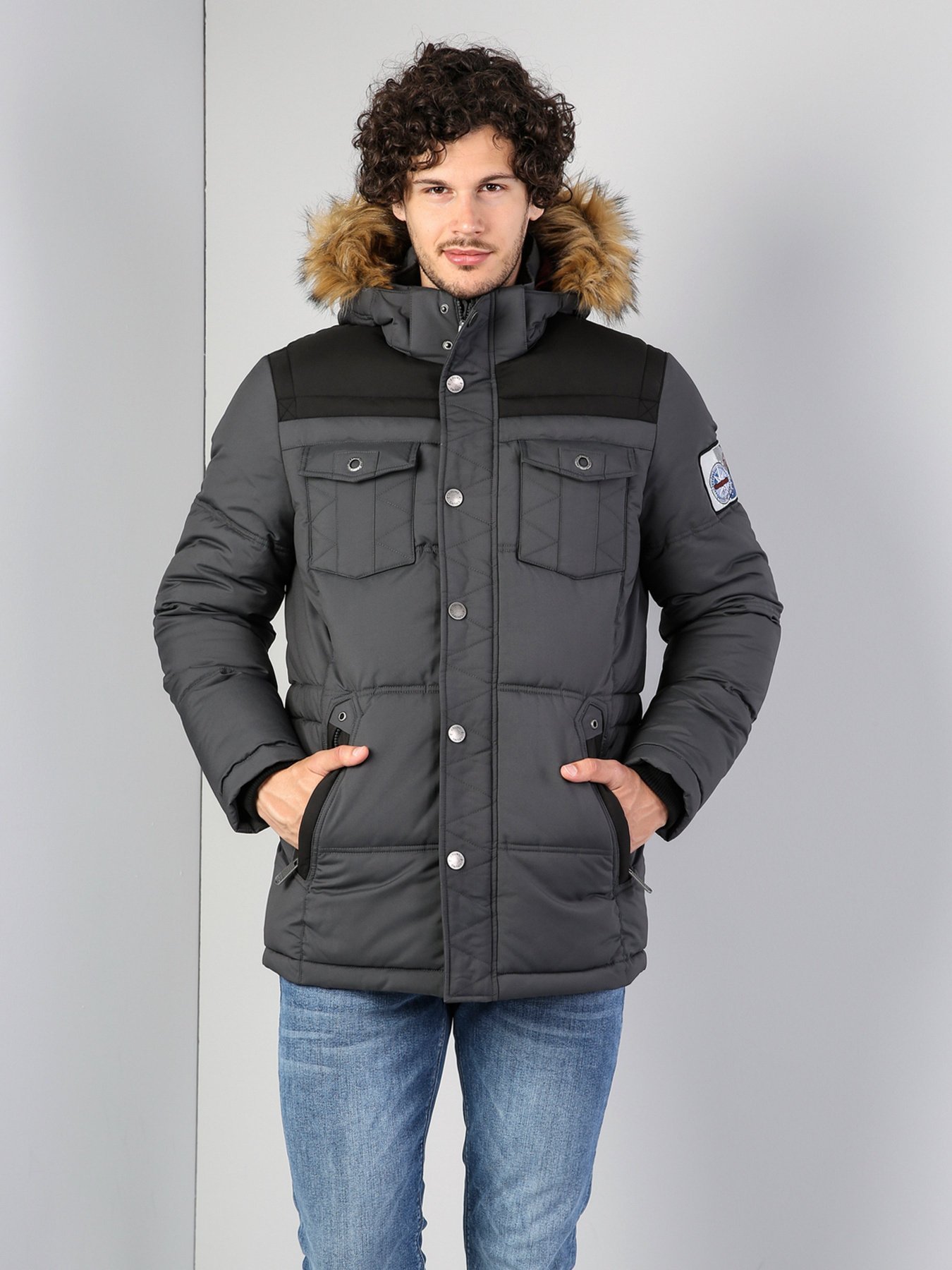 Пальто Colin’s модель CL1034828DGR Фото