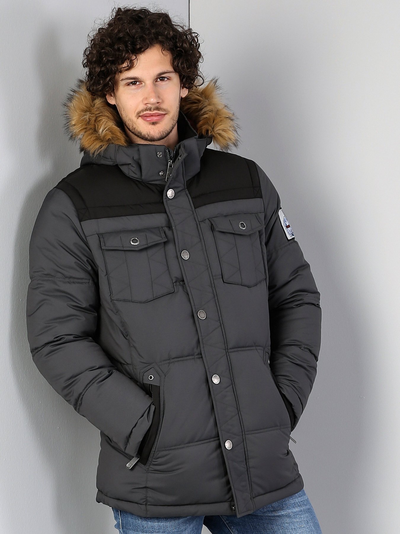 Пальто Colin’s модель CL1034828DGR Фото