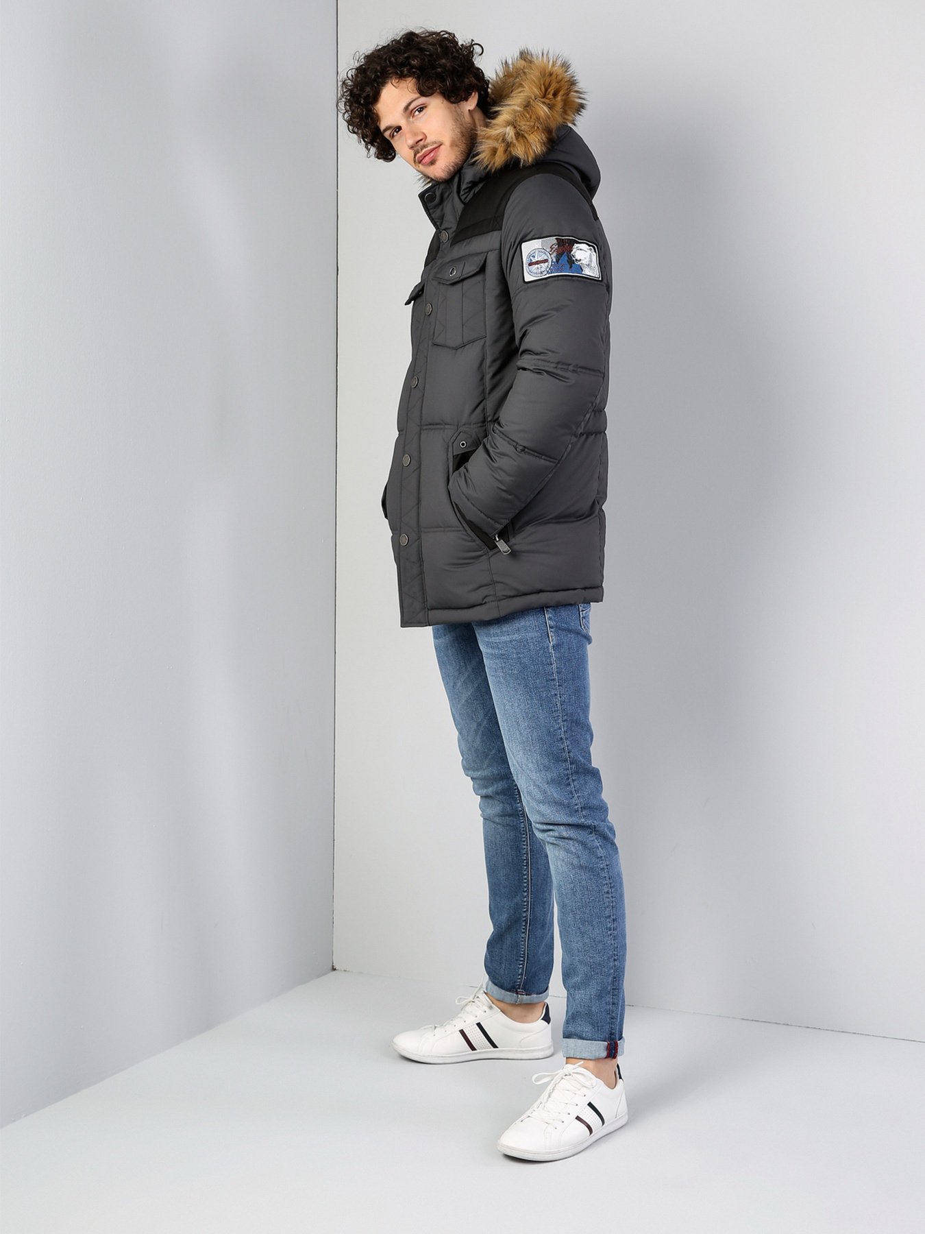 Пальто Colin’s модель CL1034828DGR Фото