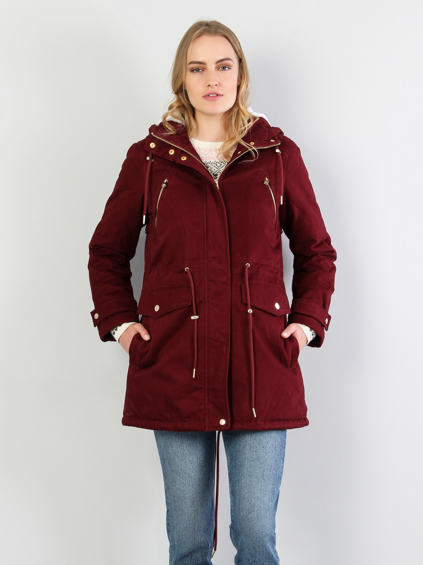 Пальто Colin’s Модель CL1035978BRD Фото