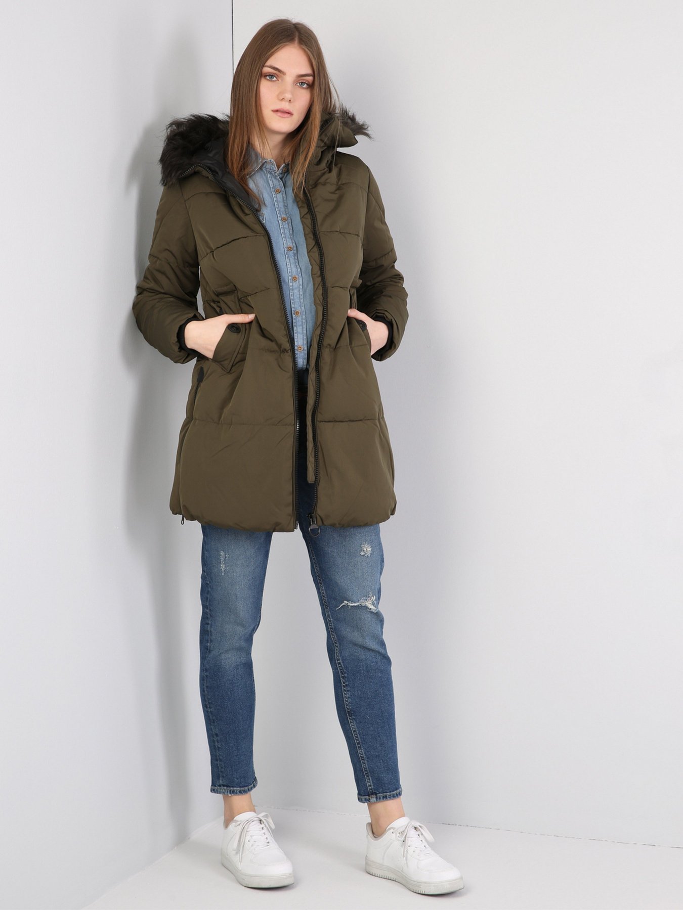 Пальто Colin’s модель CL1036133KHA Фото