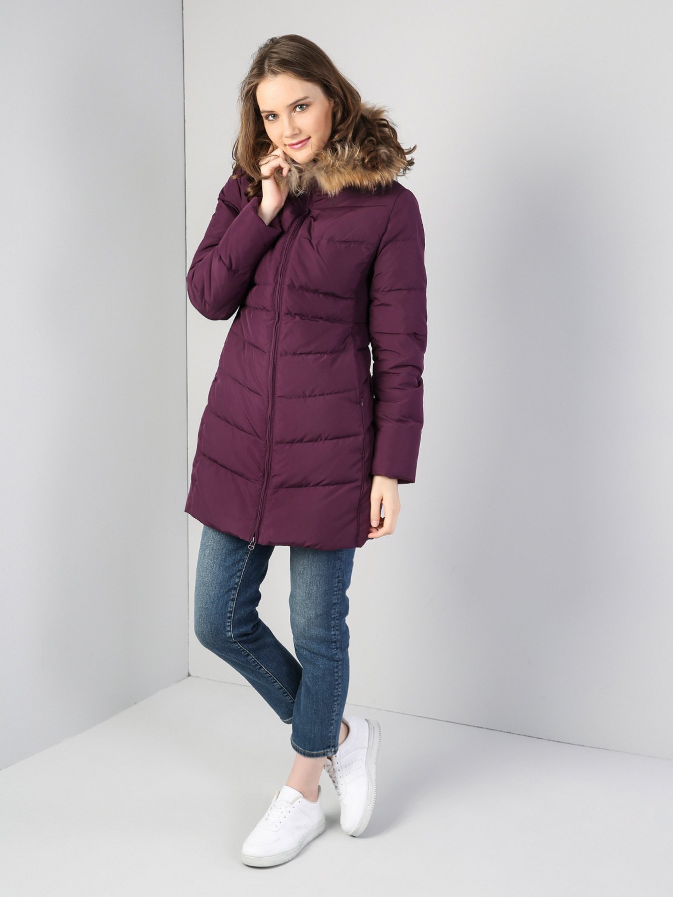 Пальто Colin’s модель CL1036140PRP Пальто Colin’s модель CL1036140PRP Фото