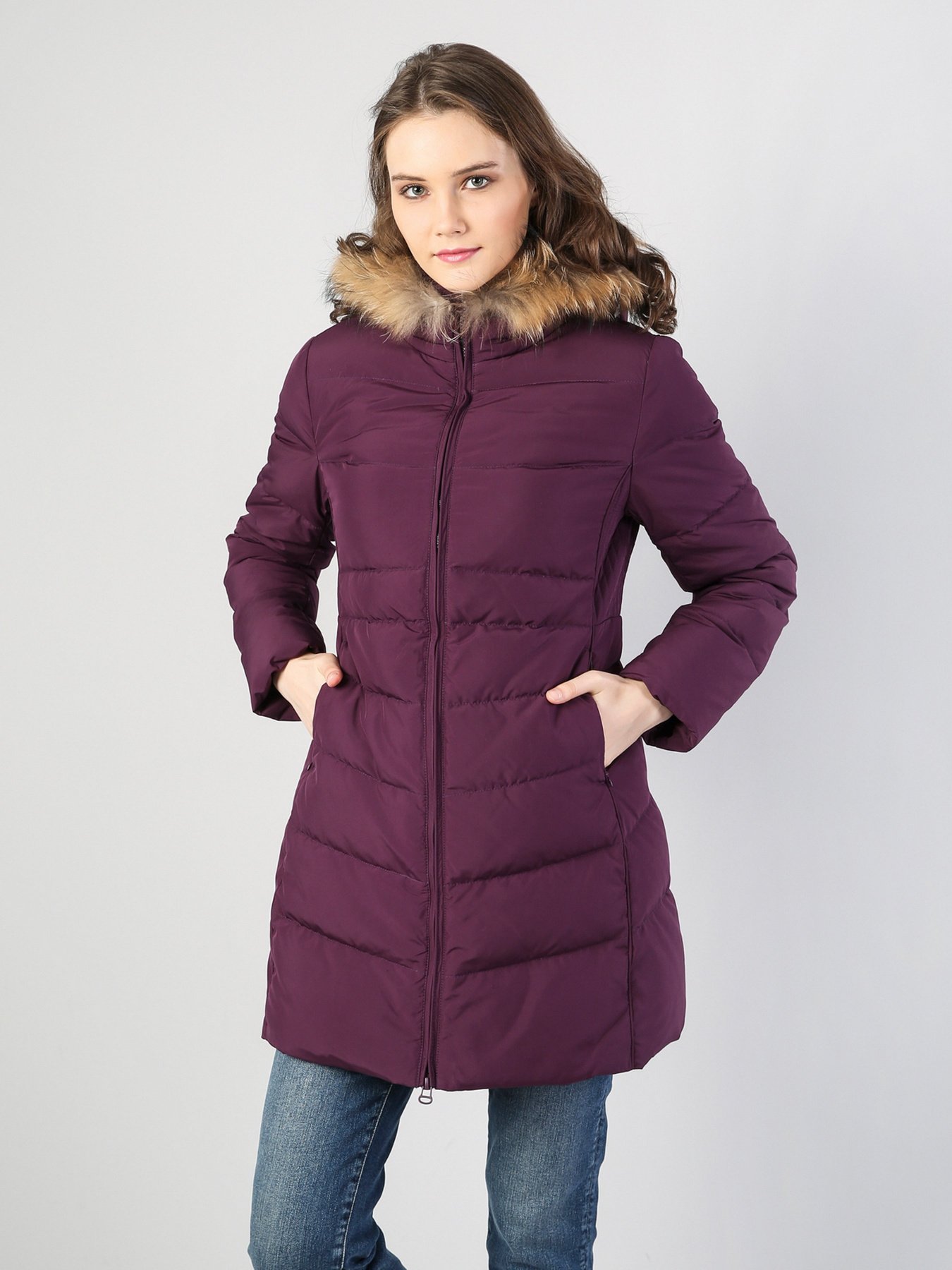 Пальто Colin’s модель CL1036140PRP Пальто Colin’s модель CL1036140PRP Фото