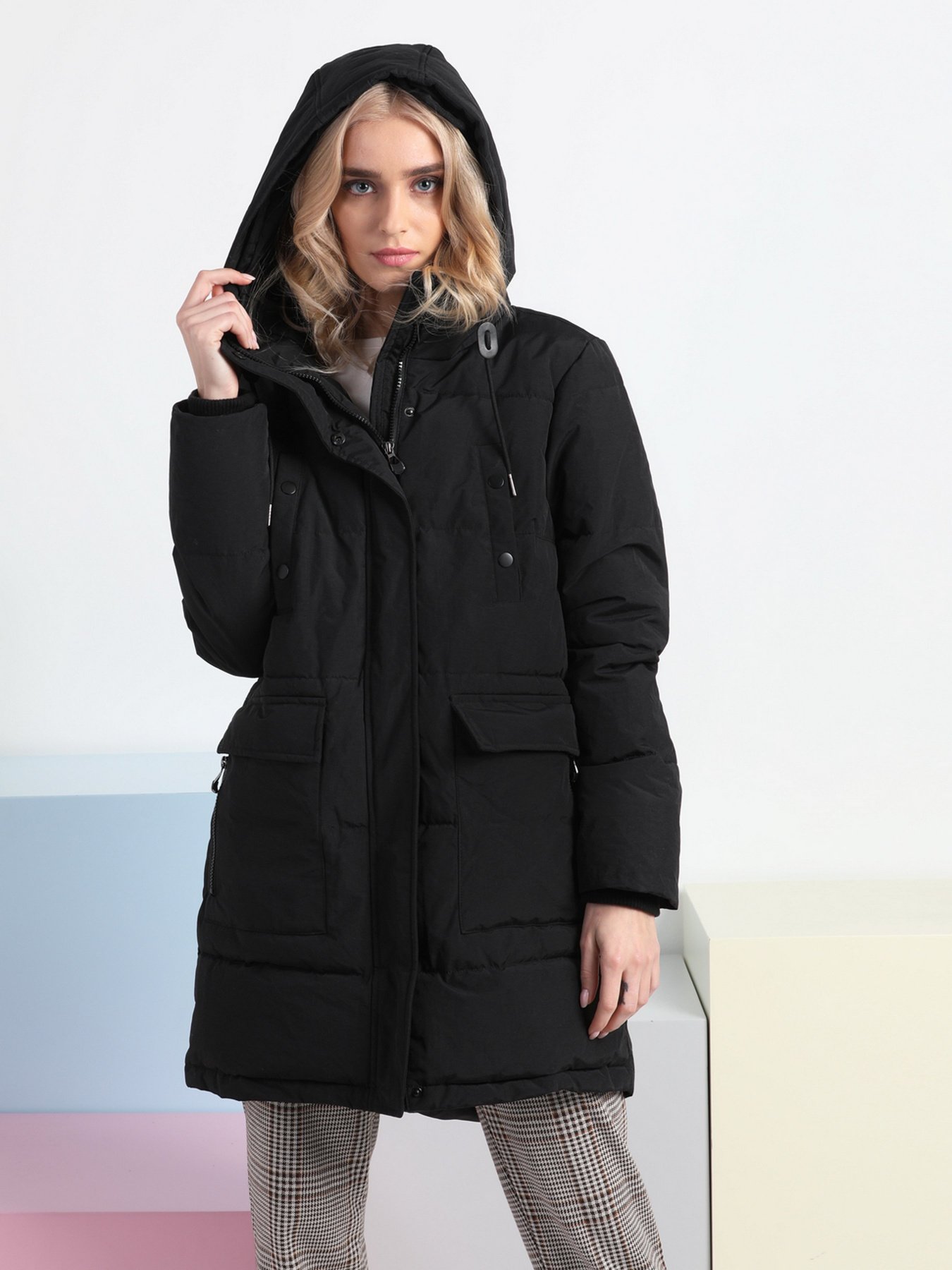 Пальто Colin’s модель CL1045123BLK Фото