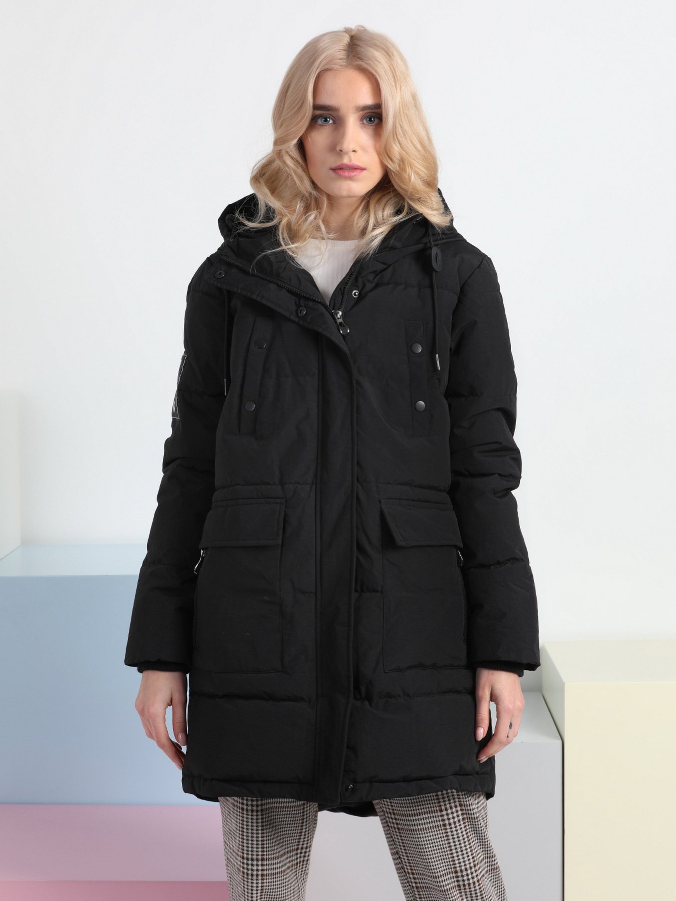 Пальто Colin’s модель CL1045123BLK Фото