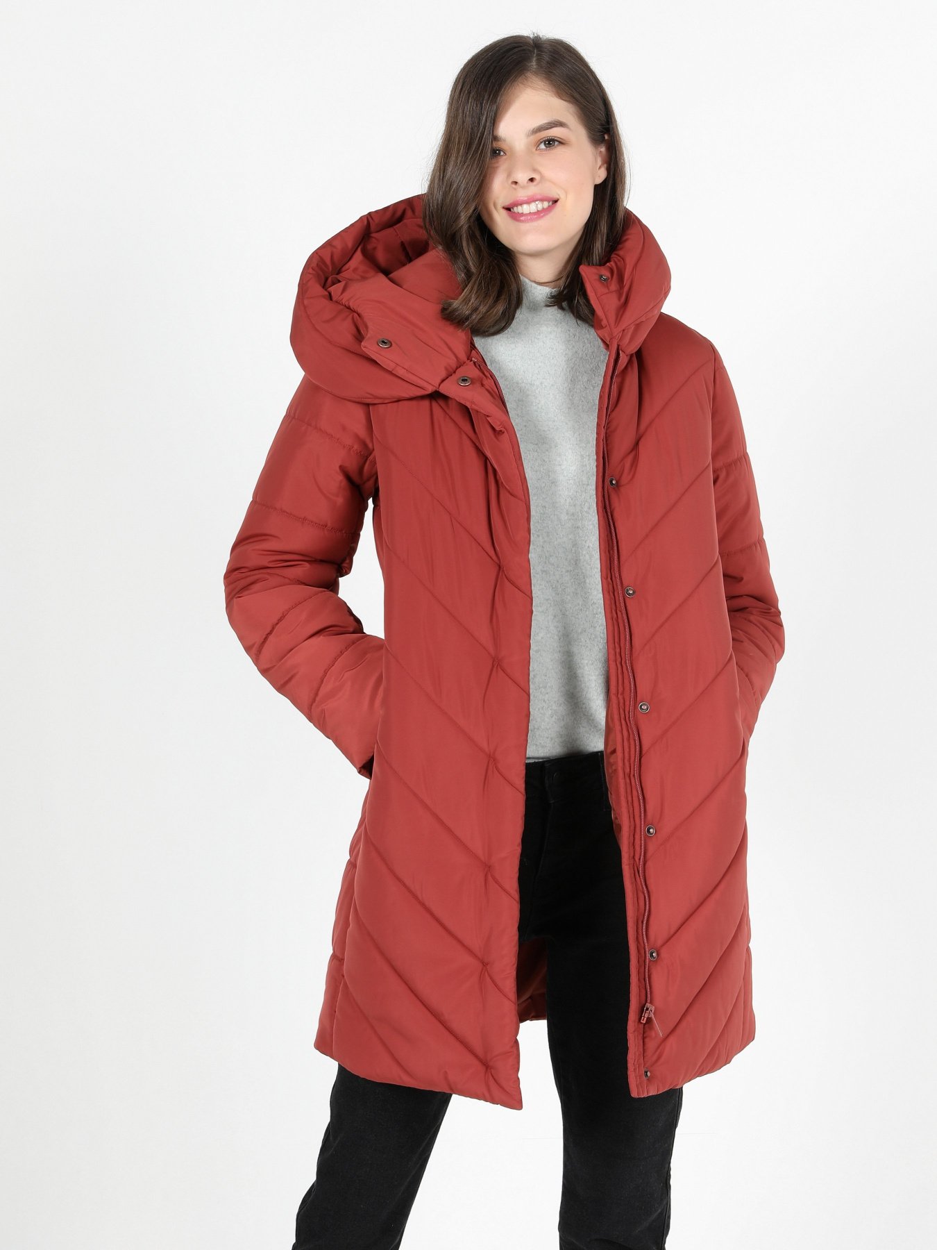 Пуховик Colin’s модель CL1050794COR Фото