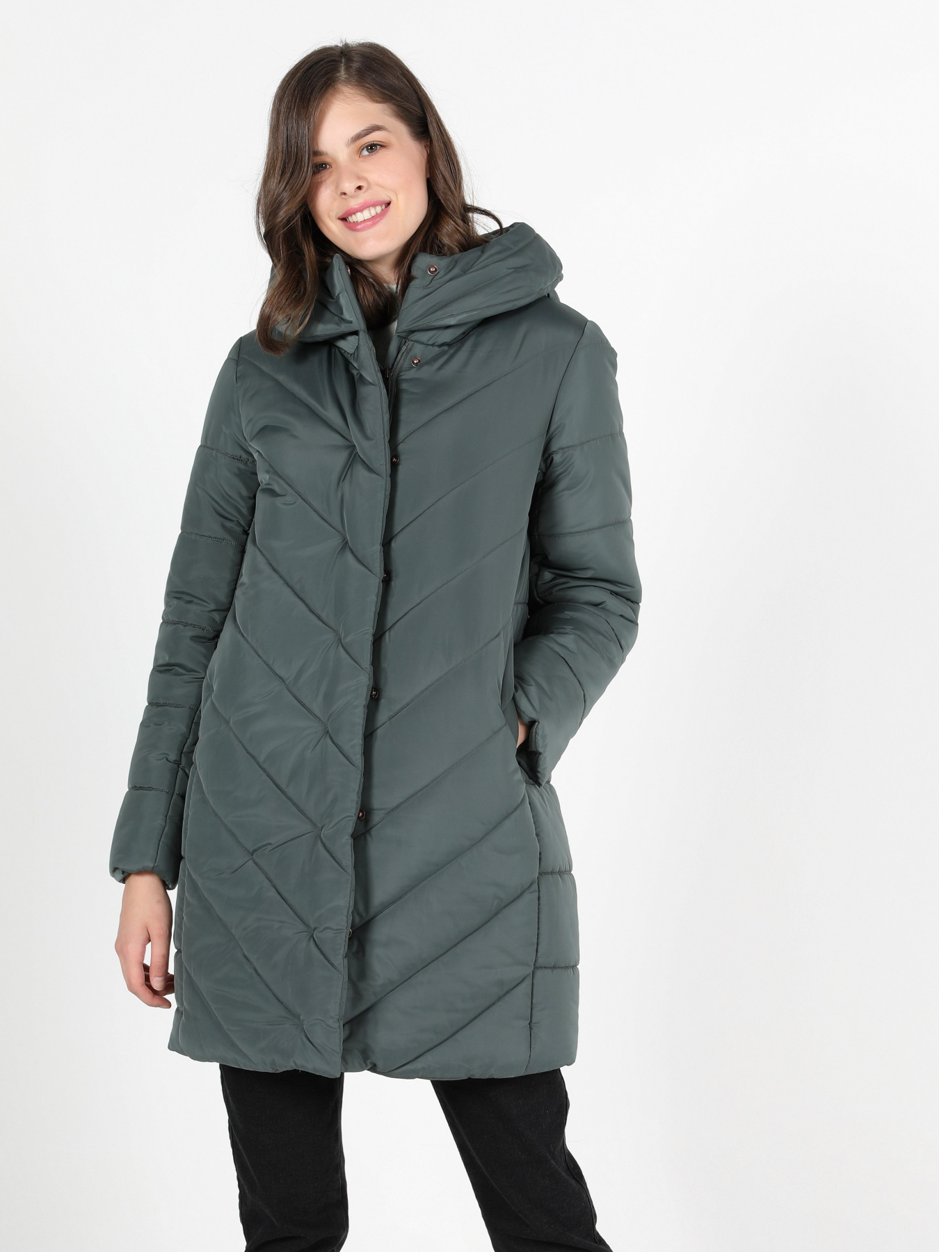 Пуховик Colin’s модель CL1050794KHA Фото