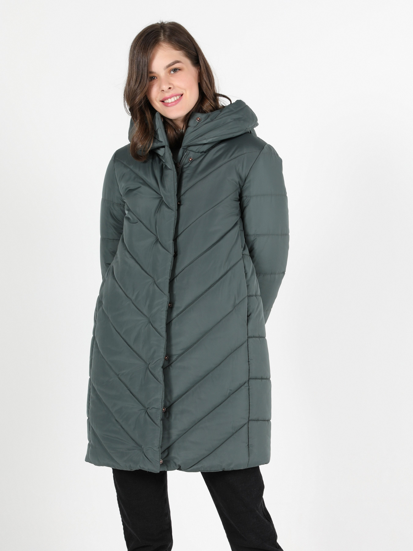 Пуховик Colin’s модель CL1050794KHA Фото