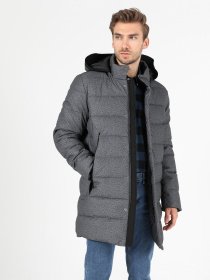 Пуховик Colin’s модель CL1051053GRA Фото