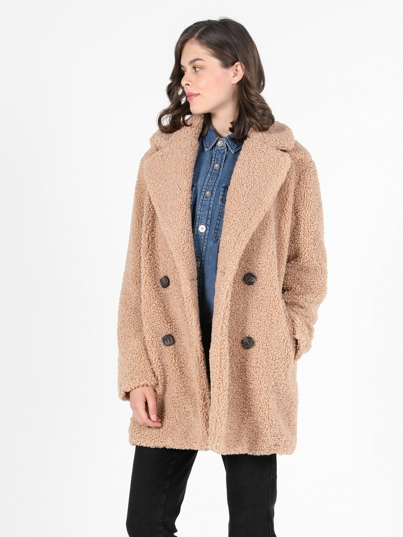 Пальто Colin’s модель CL1051137BEI Фото