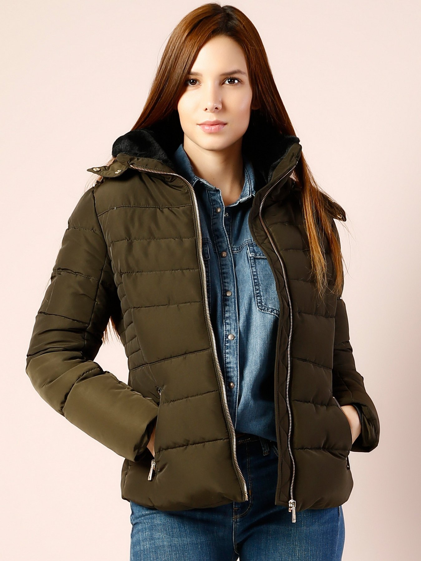Зимова куртка Colin’s модель CL1027924KHA Фото