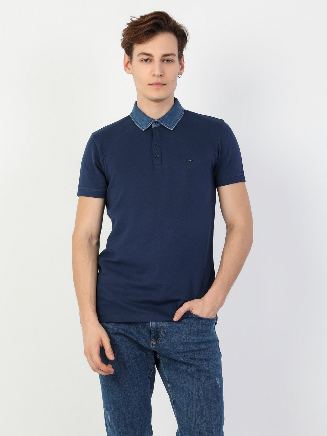 Поло Colin’s модель CL1033370NAV Фото