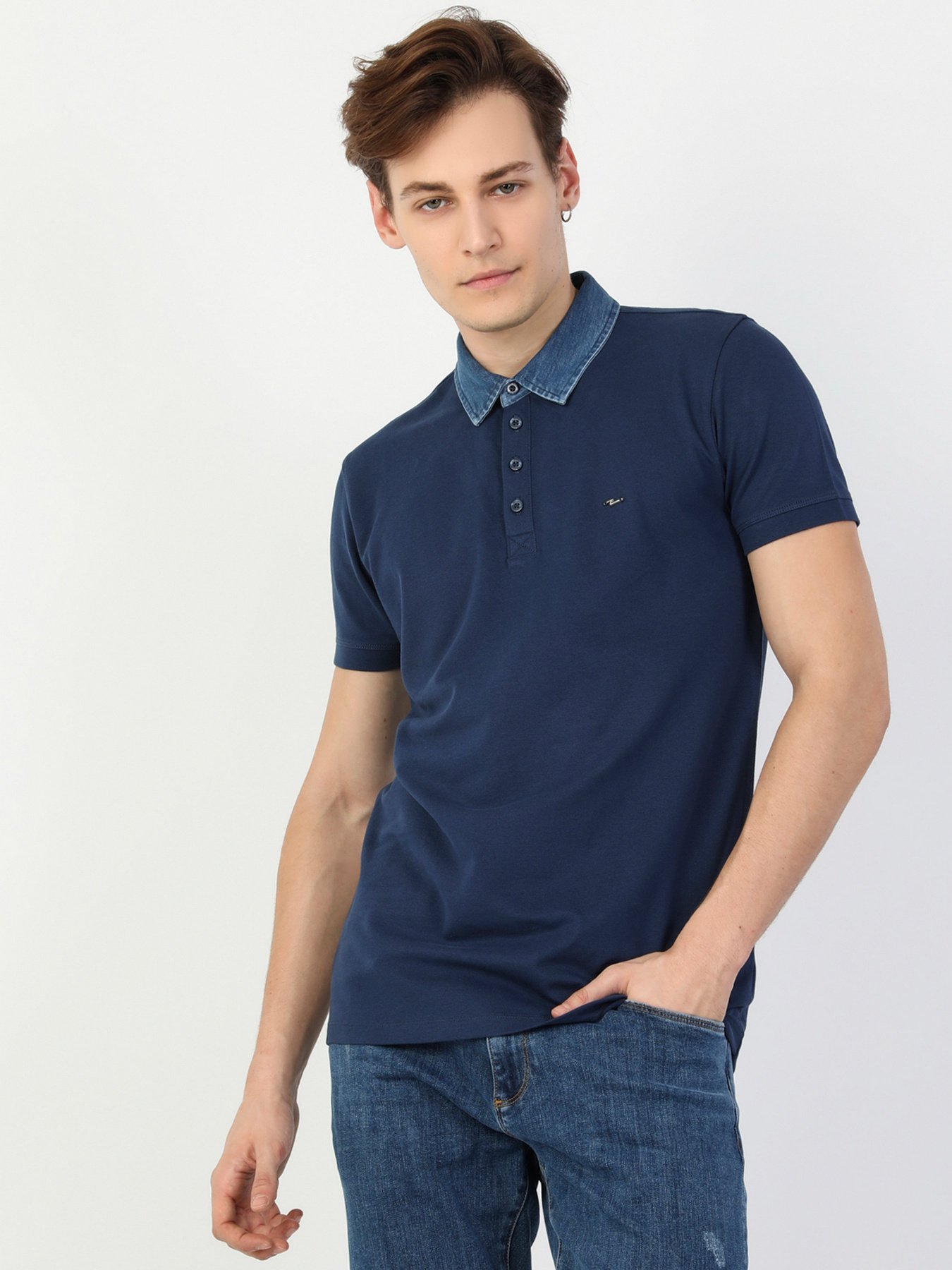 Поло Colin’s модель CL1033370NAV Фото