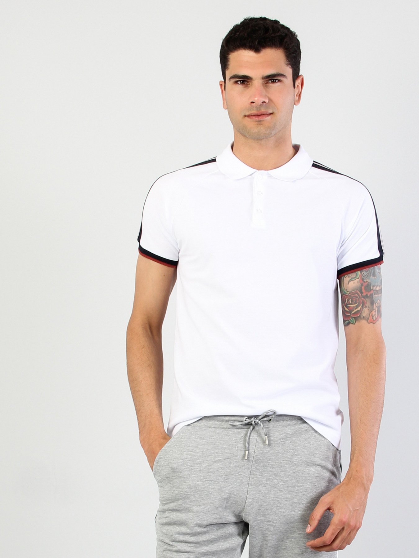 Поло Colin’s модель CL1040588WHT Фото