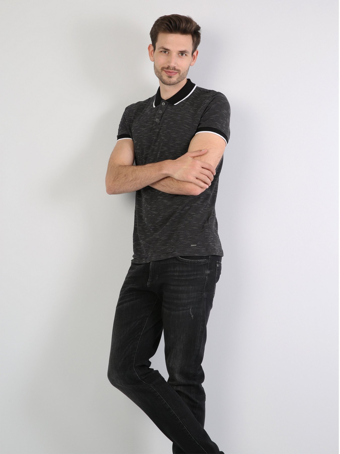 Поло Colin’s модель CL1041860BLK Фото