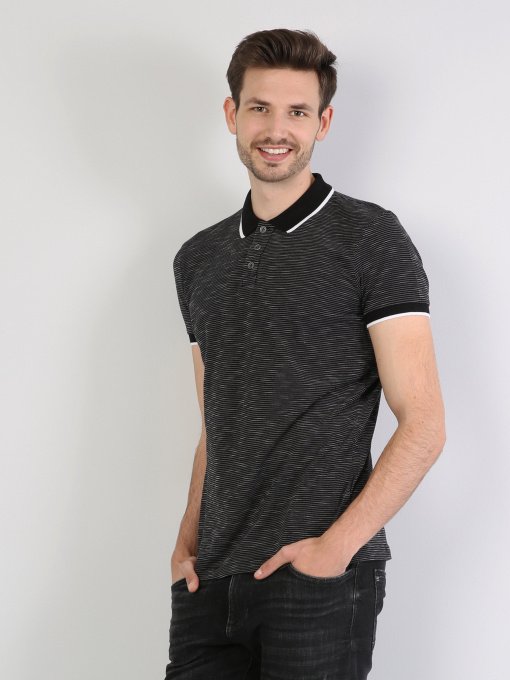 Поло Colin’s модель CL1041860BLK Фото