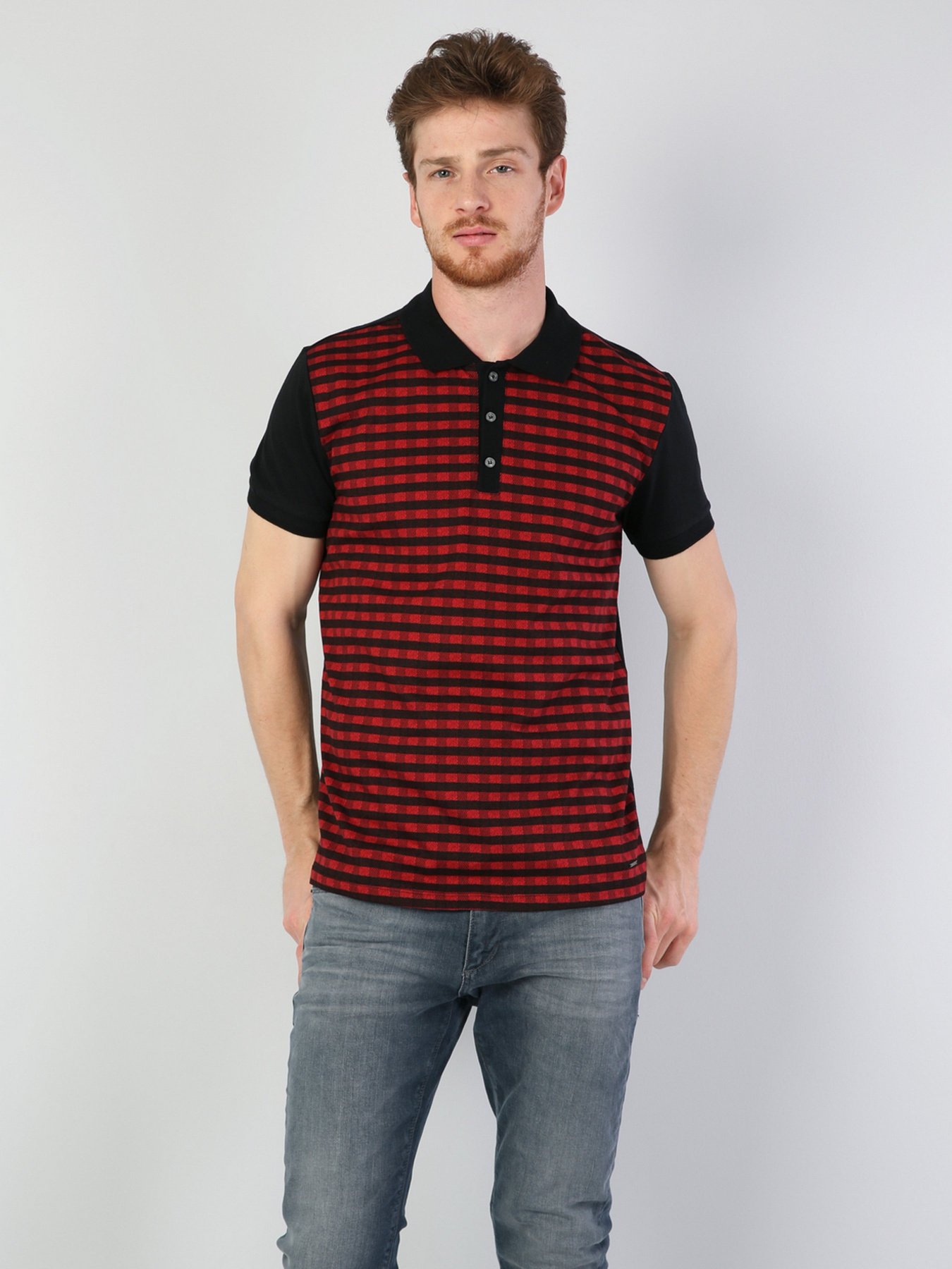 Поло Colin’s модель CL1042369RED Фото