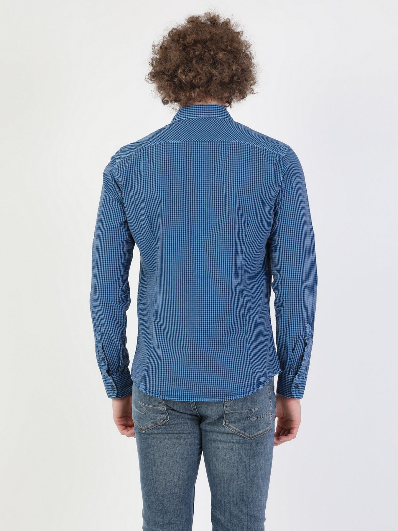 Рубашка повседневная Colin’s модель CL1028207NAV Рубашка повседневная Colin’s модель CL1028207NAV Фото