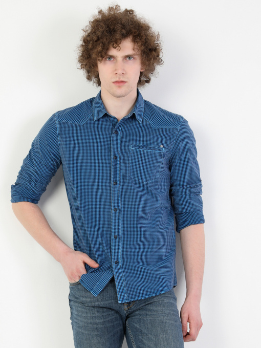 Рубашка повседневная Colin’s модель CL1028207NAV Фото