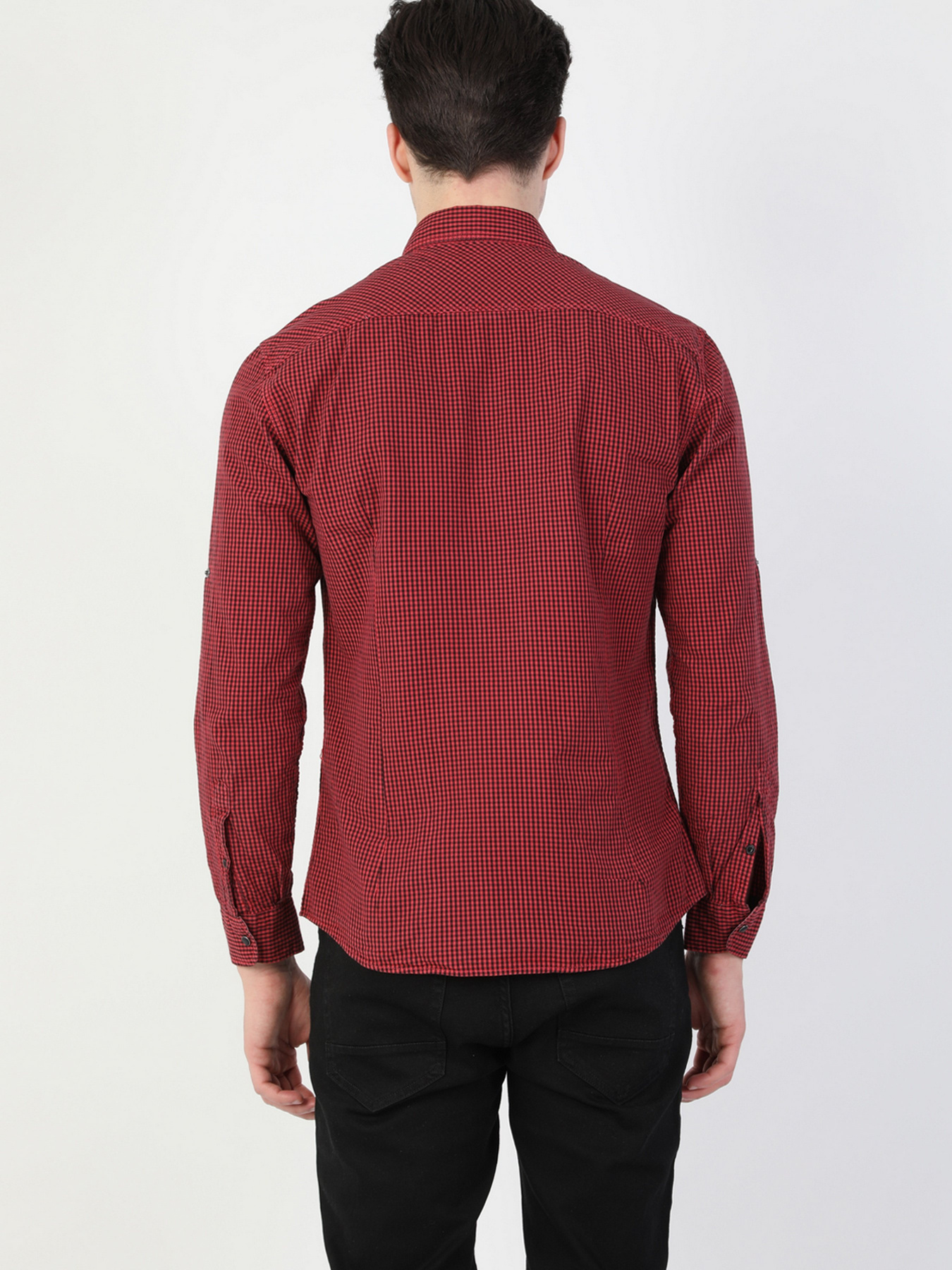 Рубашка повседневная Colin’s модель CL1028207RED Фото