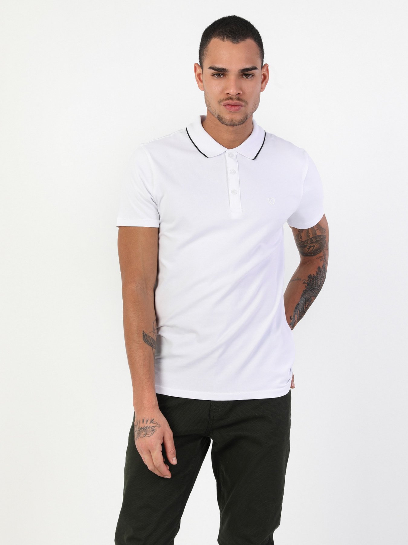 Поло Colin’s модель CL1048677WHT Фото