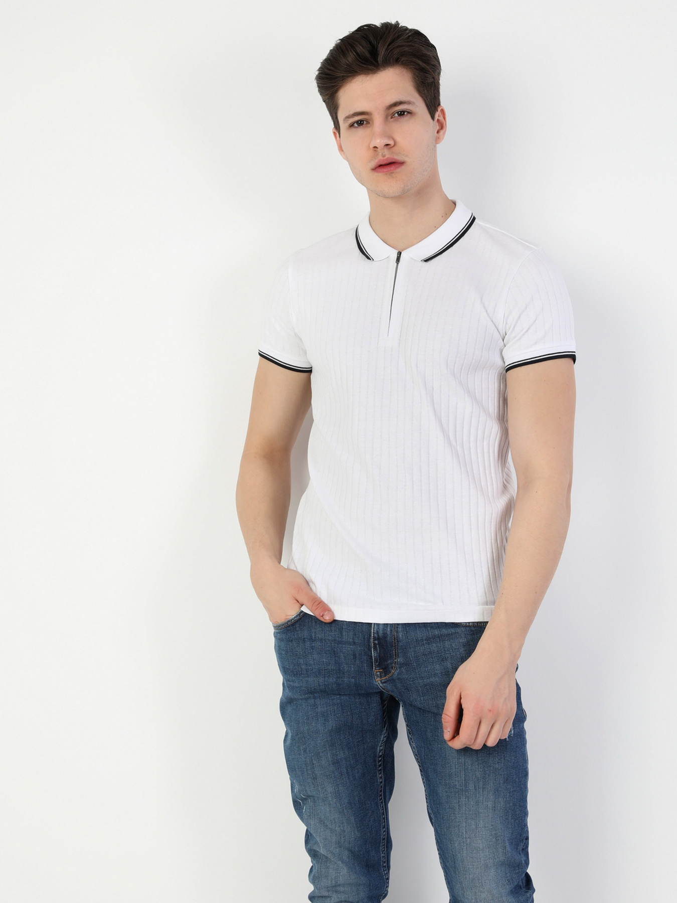 Поло Colin’s модель CL1049471WHT Фото